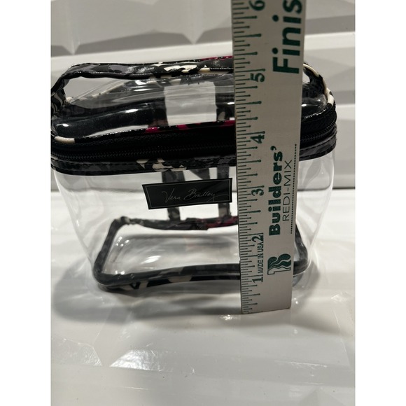 Vera Bradley 3-Cosmetic Bags  in retired Canterberry Magenta‎ pattern - Picture 8 of 10